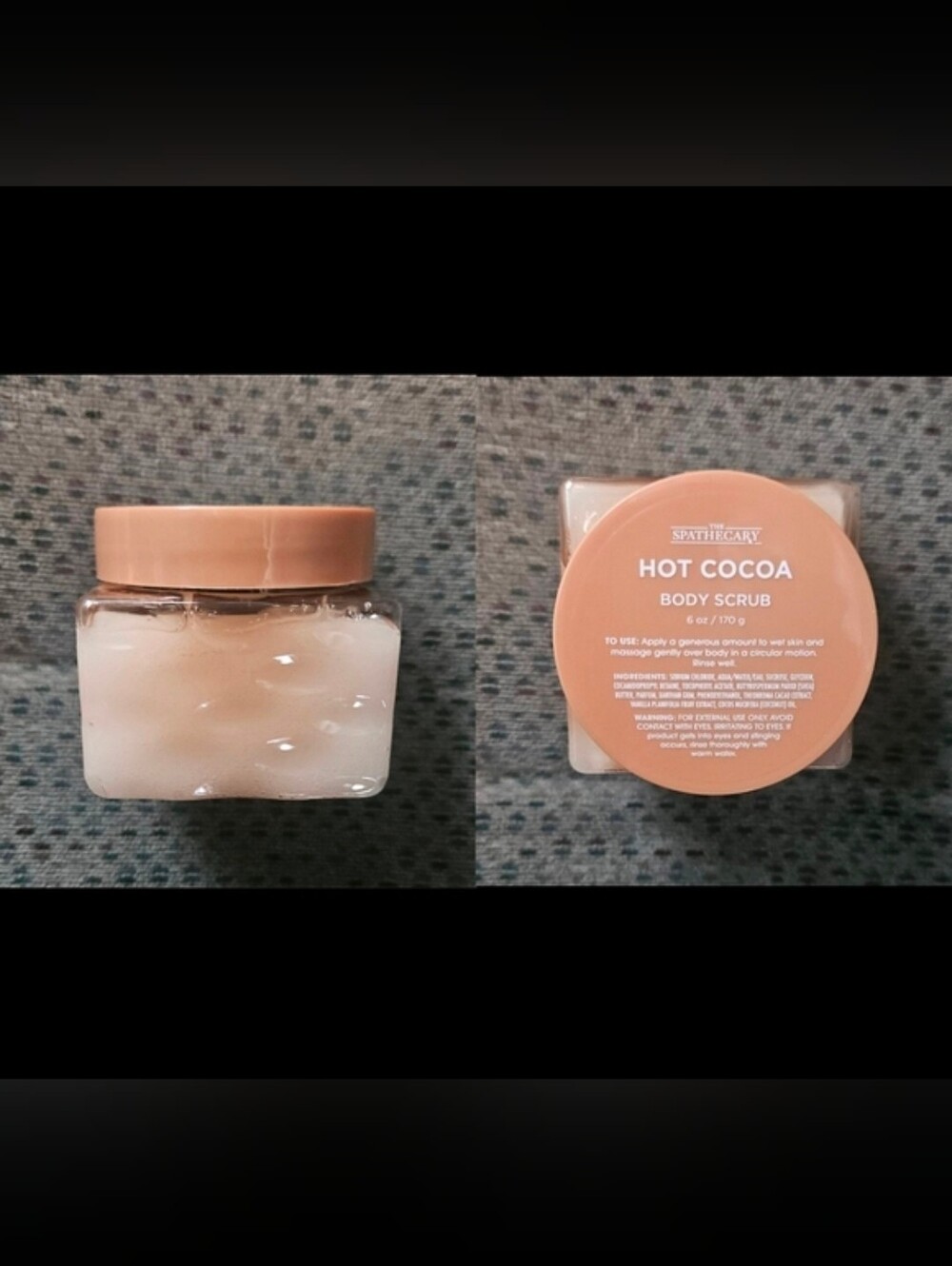 The Spathecary Hot Cocoa Body Scrub 6oz BNIB